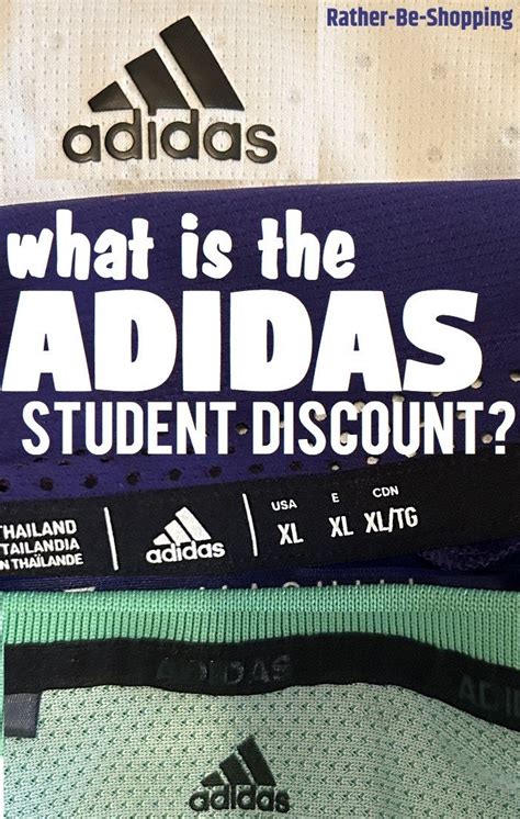 adidas student discount in store.